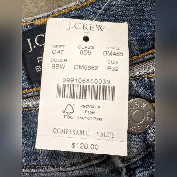 ·J Crew Relaxed Boyfriend Jeans, 32p - Picture 9 of 13